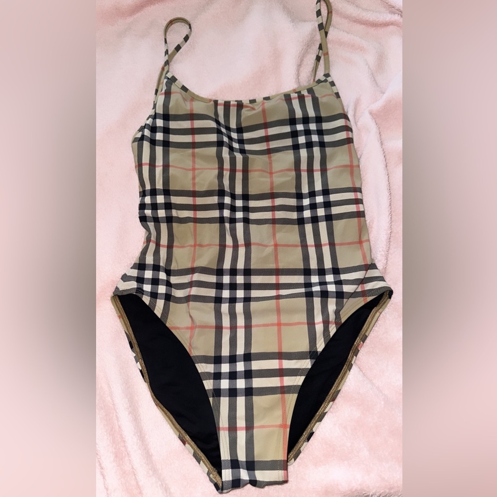 Burberry one piece swim suit